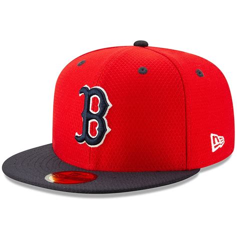 New Era Boston Red Sox Red/Navy 2019 Batting Practice 59FIFTY Fitted Hat