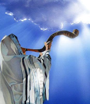 A trumpet from heaven will sound in the last days | Jewish art, Shofar ...