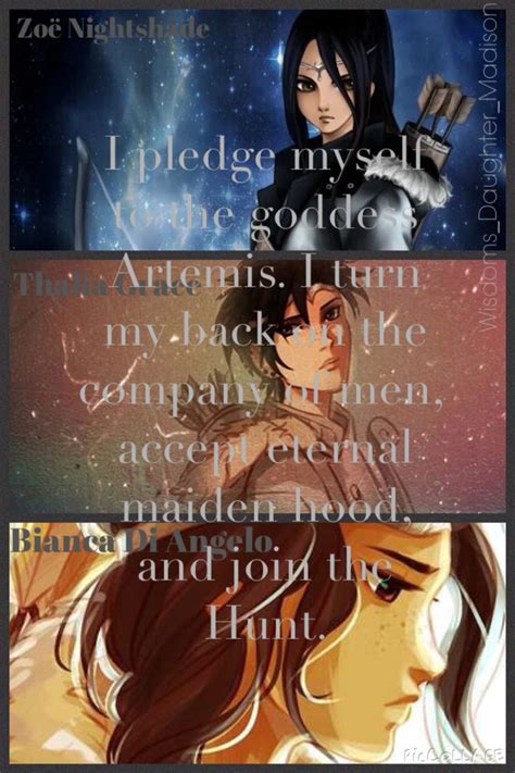 The pledge of the Hunters of Artemis. | Percy jackson books, Percy ...