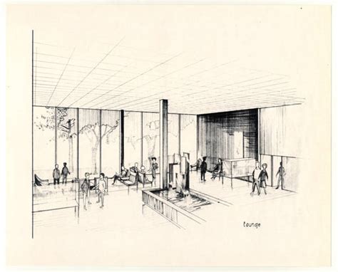 Architectural sketch of library · heritage