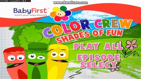 Opening to Baby First TV Color Crew Shades Of Fun (2016) DVD - YouTube