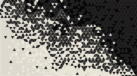 Black & White Triangle Pattern Wallpaper, HD Artist 4K Wallpapers, Images and Background ...