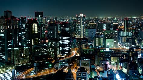 #osaka #cityscape #city #japan #metropolis #night #skyline #skyscraper ...