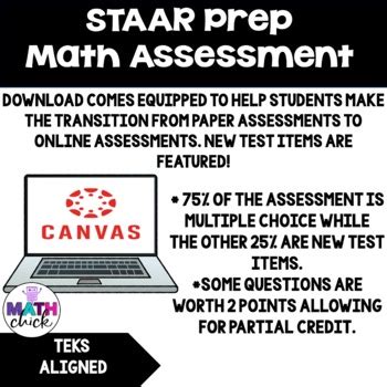 STAAR Digital Assessment 5th Grade Bundle TEK Aligned New Test Items!