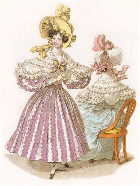 Women’s fashion, ca. 1830: Day dresses, part 1 | Day dresses, 1830s ...