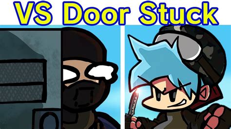 Friday Night Funkin' VS DOOR STUCK! DOOR STUCK! FULL WEEK + Cutscenes ...