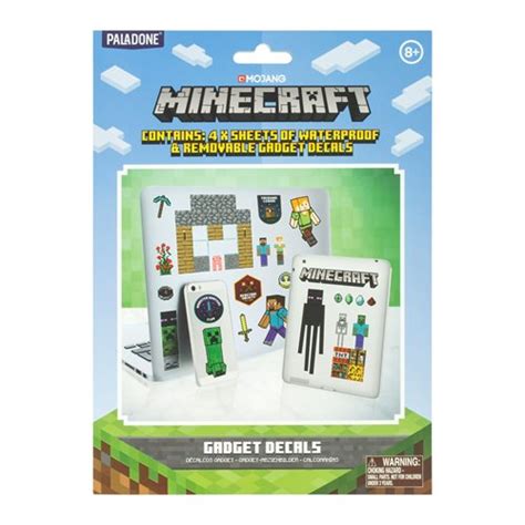 Minecraft Gadget Decals Stickers - Entertainment Earth