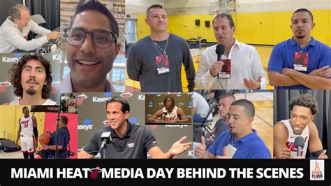 Miami Heat 2023 Media Day Behind The Scenes - YouTube