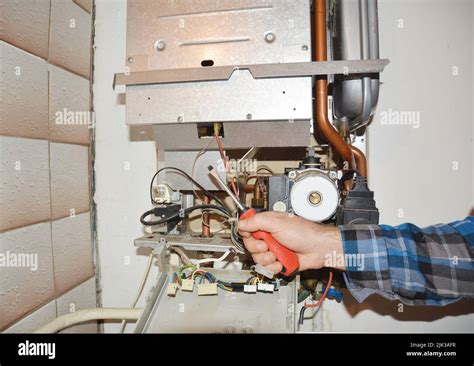 Repair and maintenance of a gas heater. Gas heater service: cleaning ...