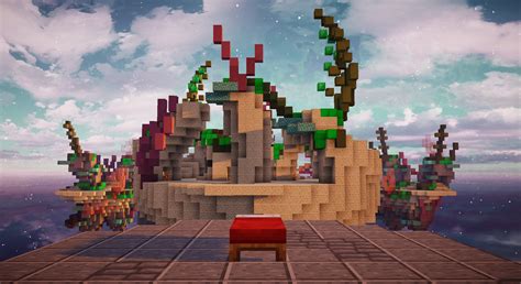 Screenshots of bedwars maps with shaders to use as wallpapers/computer ...