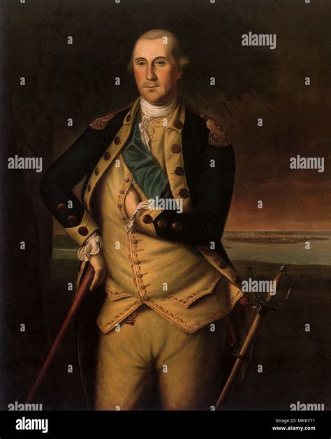 George Washington 1776 Stock Photo - Alamy