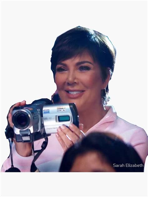 "kris jenner - thank you next" Sticker by lukowskisar | Redbubble