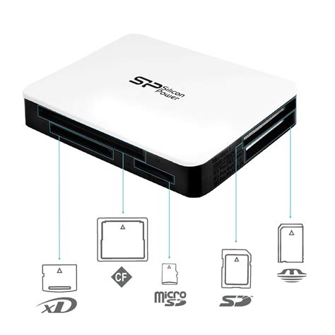 Silicon Power USB 3.0 All-In-One Flash Memory Card Reader - GenNext Computer