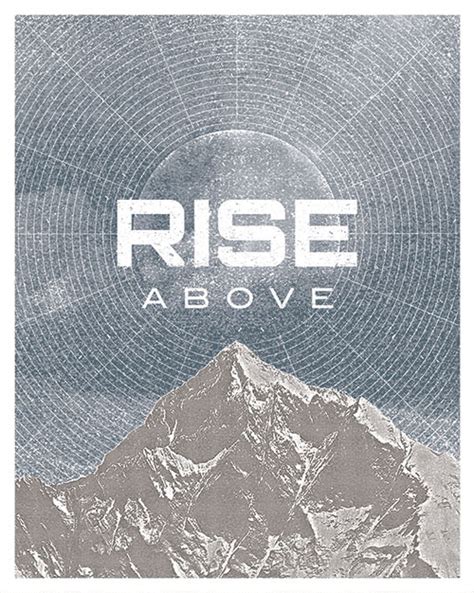 Wallpaper Rise Above | Tilted Square