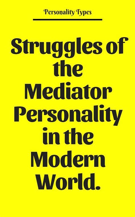 Struggles of the Mediator Personality in the Modern World. – Zodiac Sphere #MBTI #Personality # ...