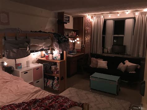 My dorm room in McNutt Quad at Indiana University (blush and gold ...