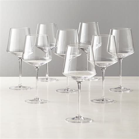 Muse Modern White Wine Glass Set of 4 + Reviews | CB2 | White wine ...