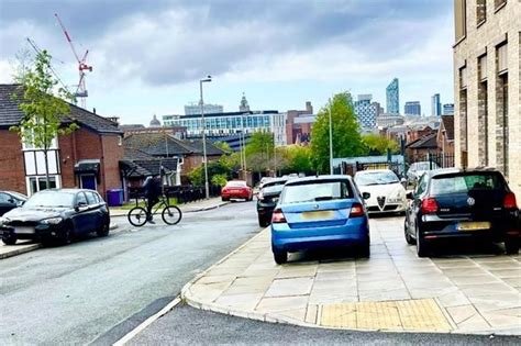 Photo that proves pavement parking is 'out of control' on city centre ...