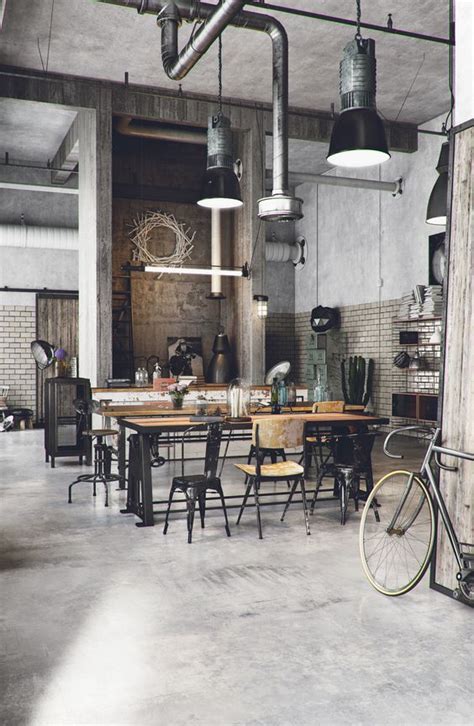 Superb Industrial cafe decoration