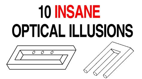 10 INSANE Optical Illusions! (2017) - YouTube