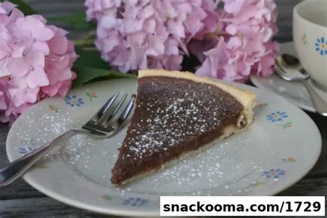 Chocolate Chestnut Tart | Snackooma