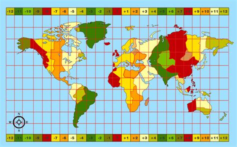 Cartes Fuseaux Horaires! – Technique Radio