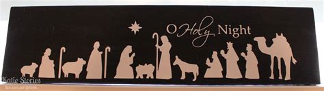 Katie Stories {Scrapbook + Crafting Blog}: Christmas Nativity Scene Sign