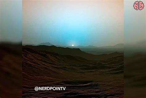 Mars Curiosity Sunset