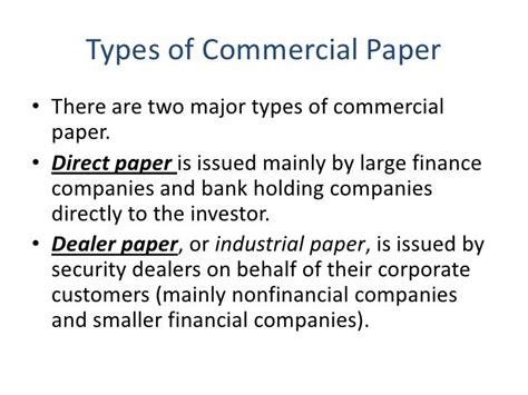 Commercial paper