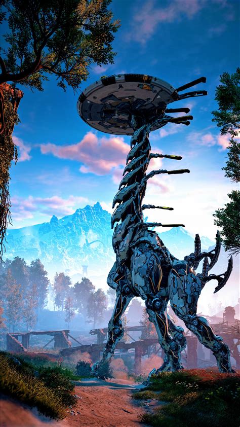 Horizon Zero Dawn Tallneck - photo mode. Looks like an artist rendering ...