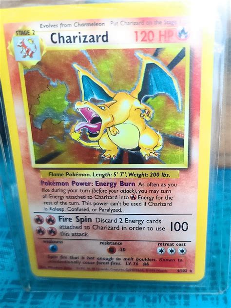 Charizard (4/102) - Basic Pokemon Card - Base - Shadowless - Holo stock ...