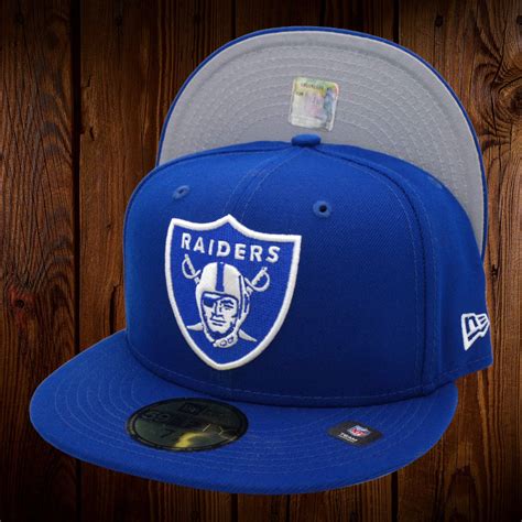 Las Vegas Raiders New Era Royal Blue And White Logo/Gray Bottom 59FIFTY Fitted Hat | My Hatstop