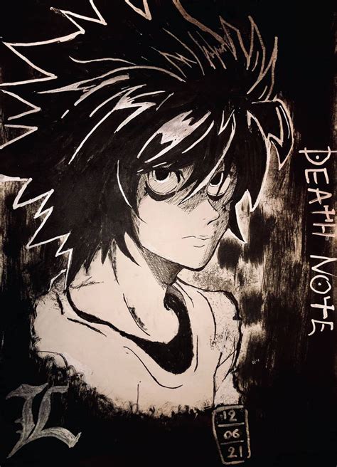 Death Note L Fan Art by GOKUgr on DeviantArt