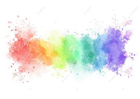 Rainbow Color Watercolor Splash Background, Wallpaper Sample, Rainbow ...