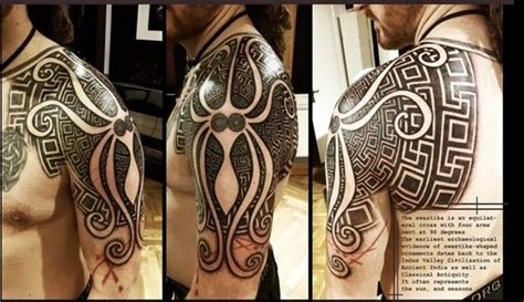 39 best Greek Key Tattoo Inspiration images on Pinterest | Key tattoos, Tribal tattoos and Chest ...