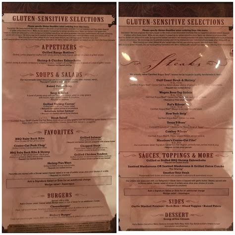 Saltgrass Steakhouse Menu Nutritional Information – Blog Dandk