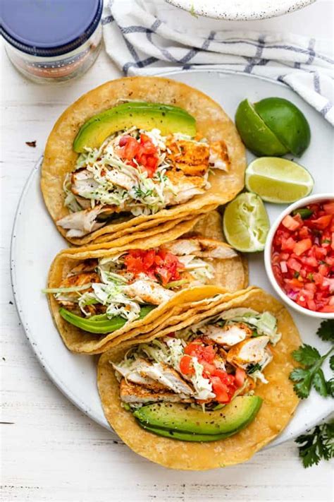 Grilled Fish Tacos with Coleslaw | FeelGoodFoodie