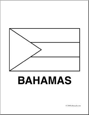 Clip Art Flags Bahamas Coloring Page Abcteach | The Best Porn Website