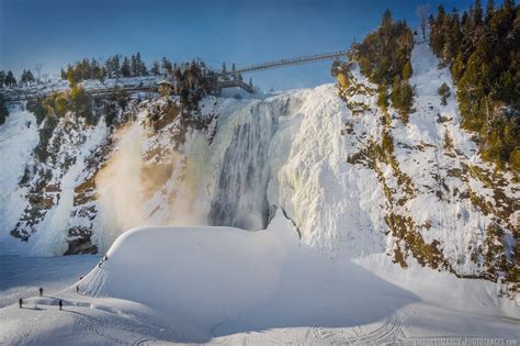 Frozen Montmorency Falls (Quebec)