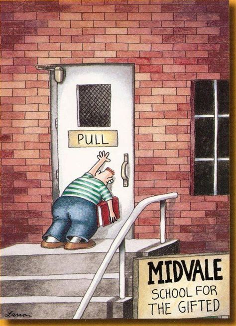 School for the gifted | The far side, Far side cartoons, Far side comics