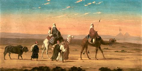 A Caravan in the Desert - by Henry Warren (1794–1879) Caravan Paint, Pixie Market, National Art ...