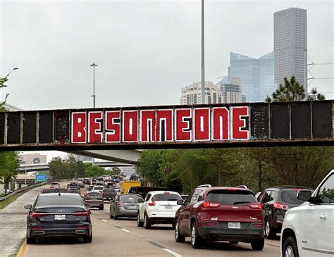 Houston artist charged after painting over 'Be Someone' graffiti