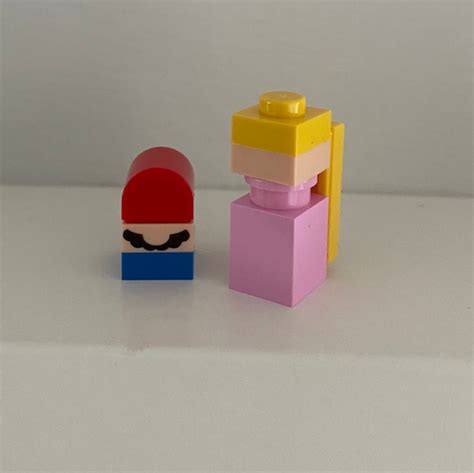 Lego Nintendo Super Mario Princess Peach Micro Minifigures - Etsy