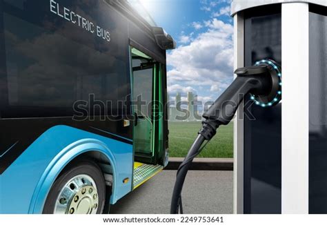 Electric City Bus Charging Station On Stock Photo 2249753641 | Shutterstock