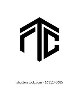 Ftc Letter Logo Design Polygon Monogram Stock Vector (Royalty Free) 1631148685 | Shutterstock