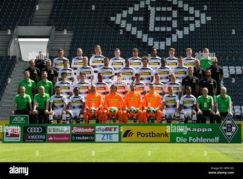 Borussia Moenchengladbach players are together photo shoot for the 2016 ...