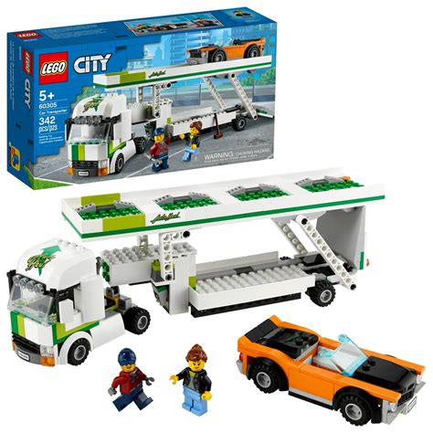 LEGO City Car Transporter 60305 Building Toy Playset for Kids (342 Pieces) - Walmart.com ...