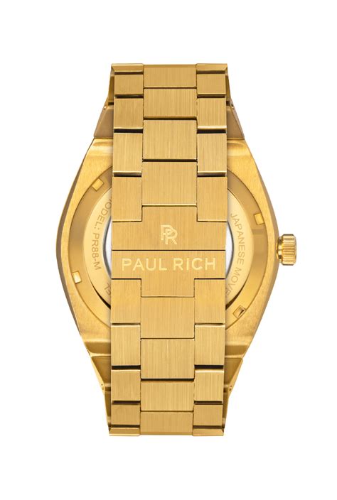 Paul Rich Star Dust Gold Automatic Watch - Flawless Crowns