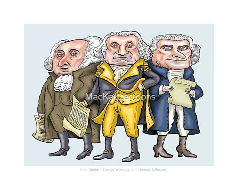 "Founding Fathers | By Graeme MacKay" by MacKaycartoons | Redbubble