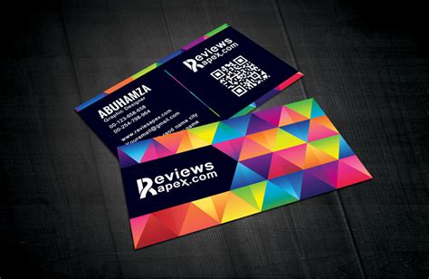 Modern Graphic Design Business Card Template by ArenaReviews on DeviantArt